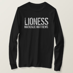 Lioness Personalised Black Women’s Long Sleeve T-Shirt