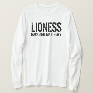 Lioness Personalised Women’s Long Sleeve T-Shirt