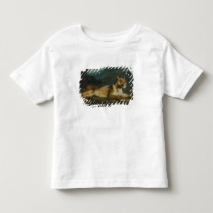 Lioness reclining, c.1855 (oil on panel) toddler T-Shirt