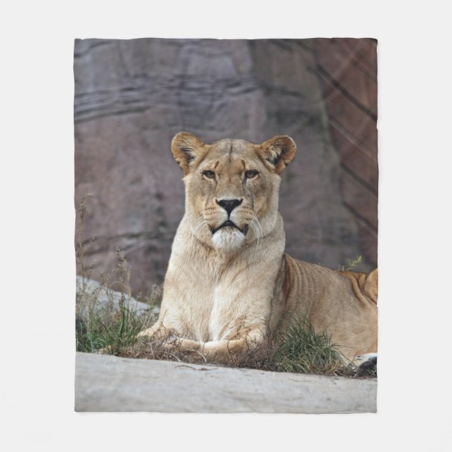 LIONESS RELAXING FLEECE BLANKET (Front)