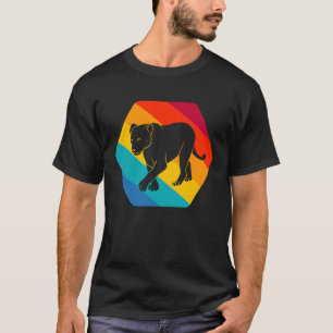 Lioness Retro Predatory Cat Zoo Safari Vintage Ani T-Shirt