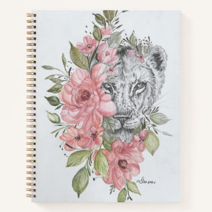 Lioness Spiral Notebook 