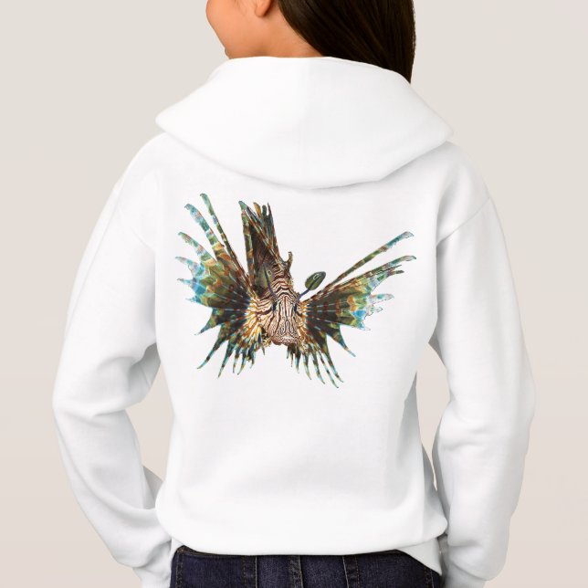 Lionfish - Abstract Design - Cut out of a photo |  (Back)