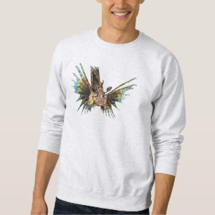 Lionfish - Abstract Design - Cut out of a photo Sweatshirt