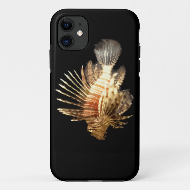 Lionfish against a Dark Background Case-Mate iPhone Case (Back)