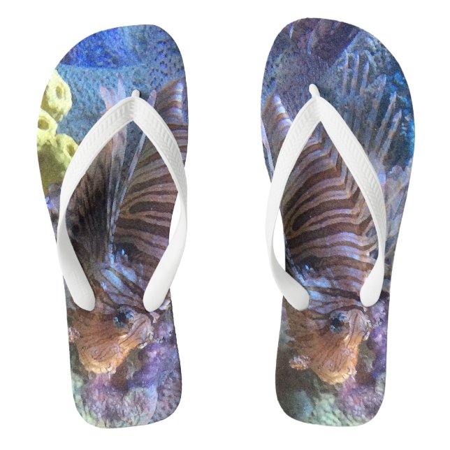 Lionfish Flip Flops (Footbed)