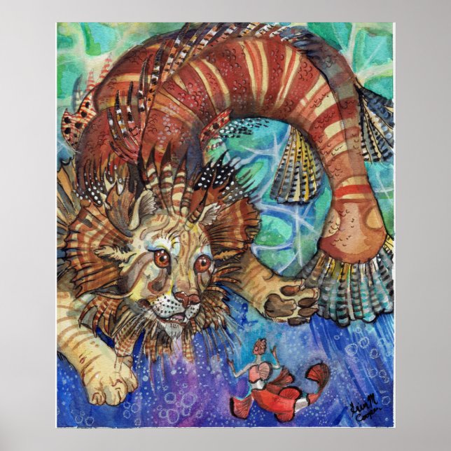 Lionfish Tamer Poster (Front)