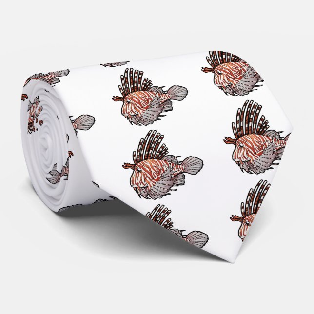 Lionfish Tie (Rolled)