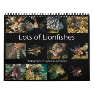 Lionfishes Wall Calendar by J.W. Fatherree.
