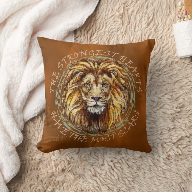 Lionheart The Strongest Heart T-Shirt Cushion (Blanket)