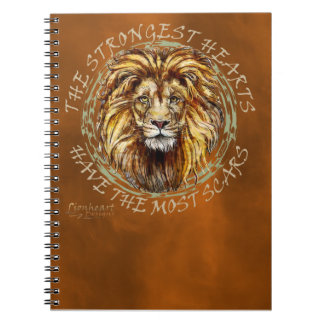 Lionheart The Strongest Heart T-Shirt Notebook
