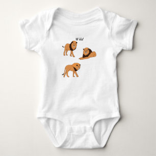 Lions Baby Bodysuit