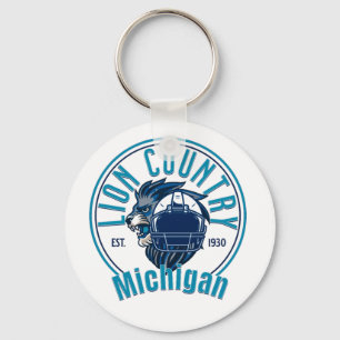 Lions country key ring