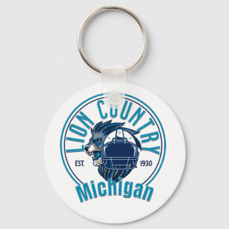 Lions country key ring