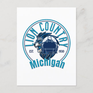 Lions country postcard