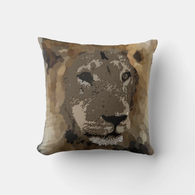 Lions Cushion (Front)