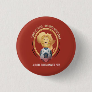 Lions de l’Atlas 3 Cm Round Badge