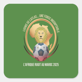 Lions de l’Atlas Square Sticker