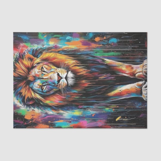 Lion's Den7 Tissue Paper (Front)