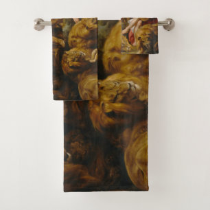 Lions’ Den art towel set