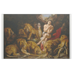 Lions’ Den custom fabric