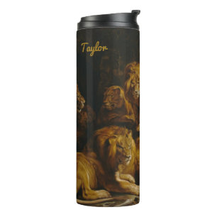 Lions’ Den custom name tumbler