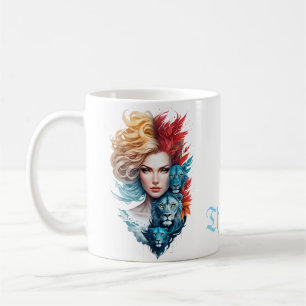 Lion's Eye and Starry Hair Coffee Mug