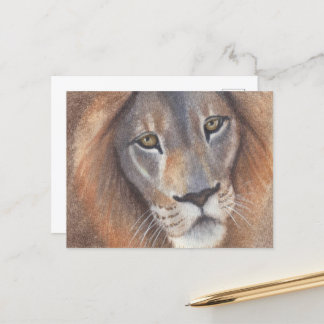 Lion's Eyes Postcard