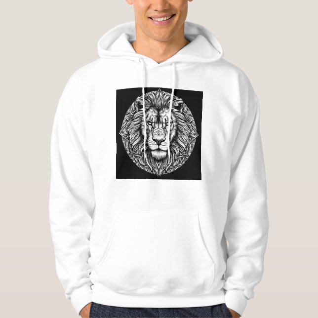 Lion's face hoodie (Front)