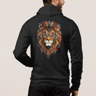 Lions face hoodie