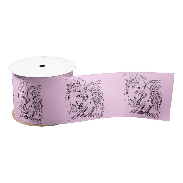 Lions Family Satin Ribbon Couple Your Colours (Spool)