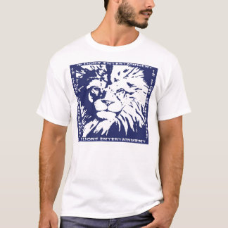 Lion's head - blue T-Shirt