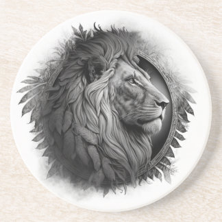 Lions Head Emblem Coaster