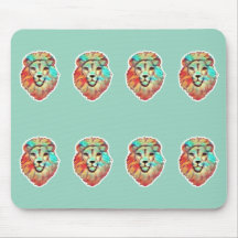 Lion's Head Mouse Mat
