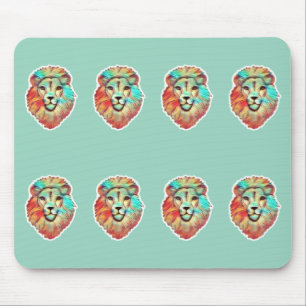 Lion's Head Mouse Mat