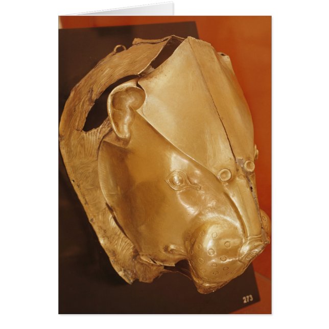 Lion's head rhyton (Front)