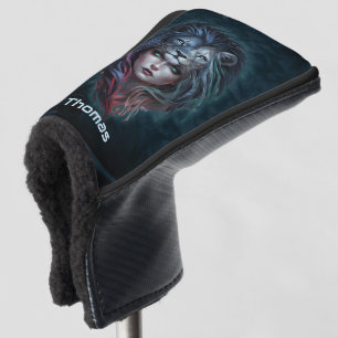 Lion's heart and feminine strength golf head cover