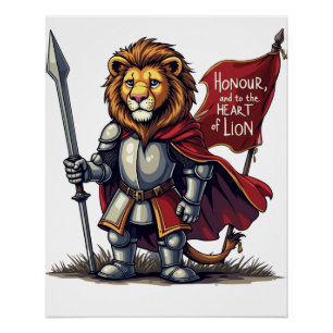 Lions heart poster