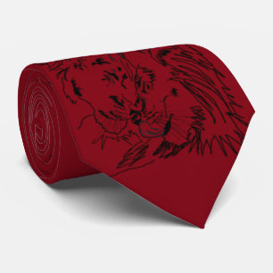 Lions Hug Tie