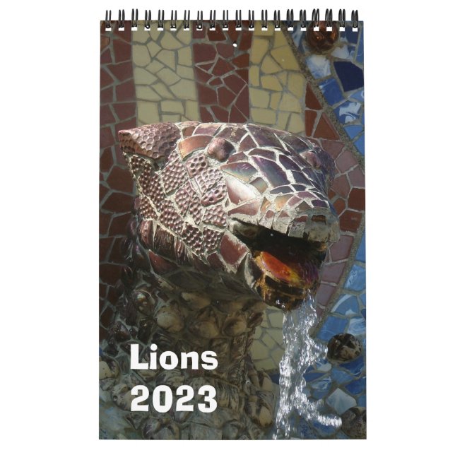 Lions in architecture calendar 2023 (Cover)