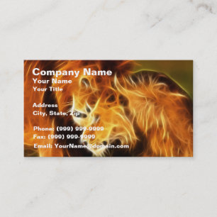 Lions in Love Business Card