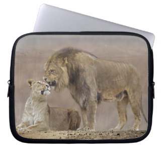 Lions in Love Laptop Sleeve
