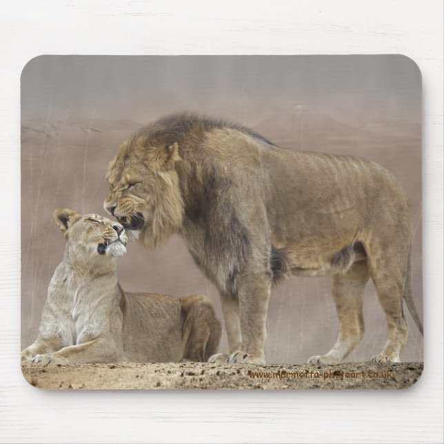 Lions in Love Mousemat (Front)
