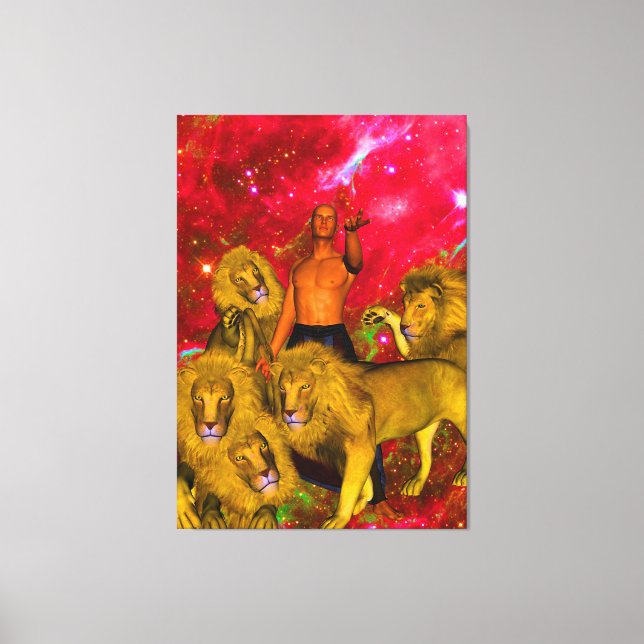 Lions journey canvas print (Front)