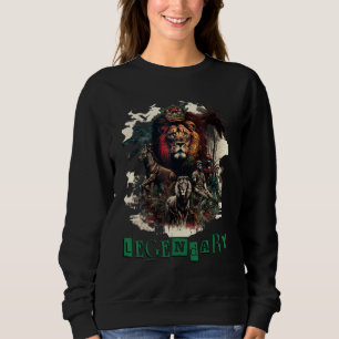 Lion's Legendary Legacy Digital Art GRAPHIC Sweatshirt
