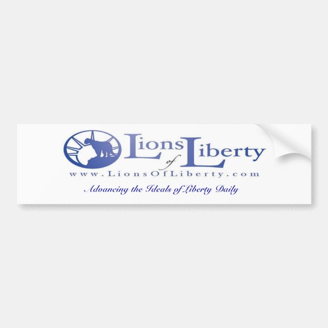 Lions of Liberty Bumper Sticker (Front)