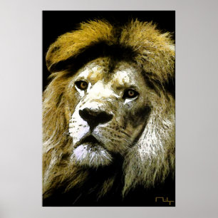 Lions only kill when they are hungry .... poster