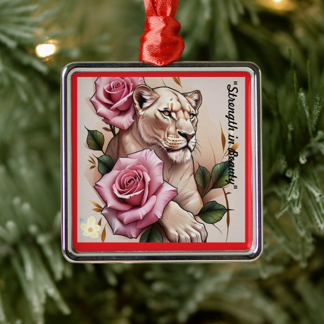 "Lion's Pride" Metal Tree Decoration (Tree)