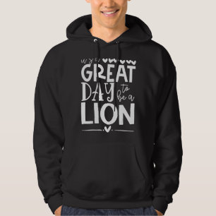Lions School Sports Fan Team Spirit Mascot Great Hoodie
