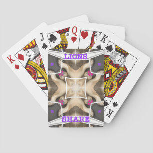 Lion's share playing cards